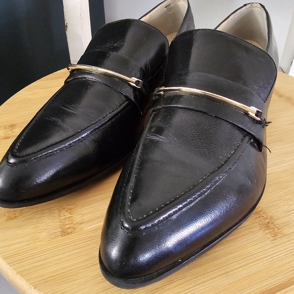 Nine West Shoes - Nine West loafers with gold medal trim detail